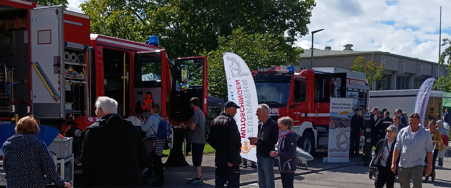 Infostand der Freiw. Feuerwehr Wutöschingen amFamilientag 2025 in Wutöschingen