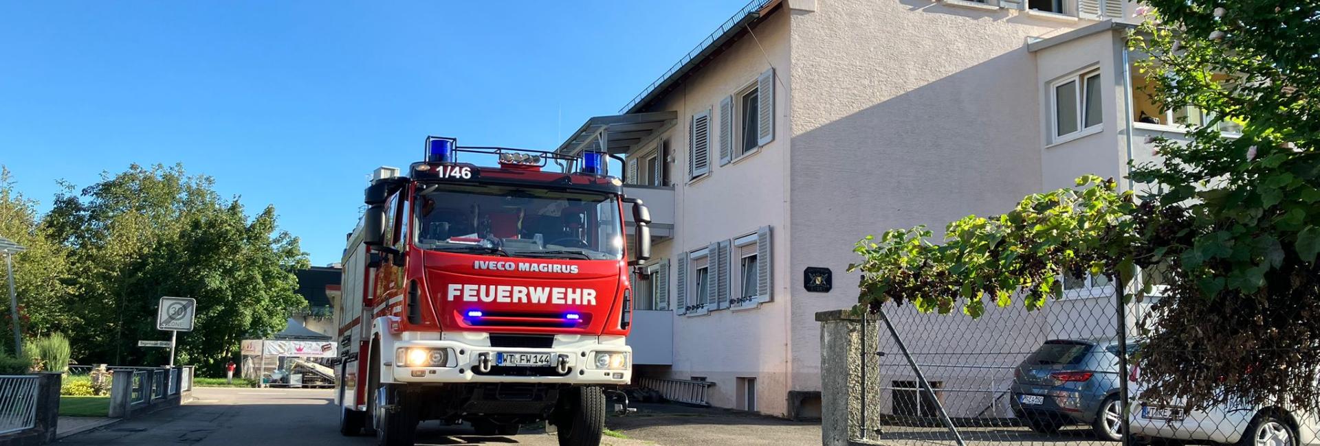 Einsatz Feuerwehr Wutöschingen B1