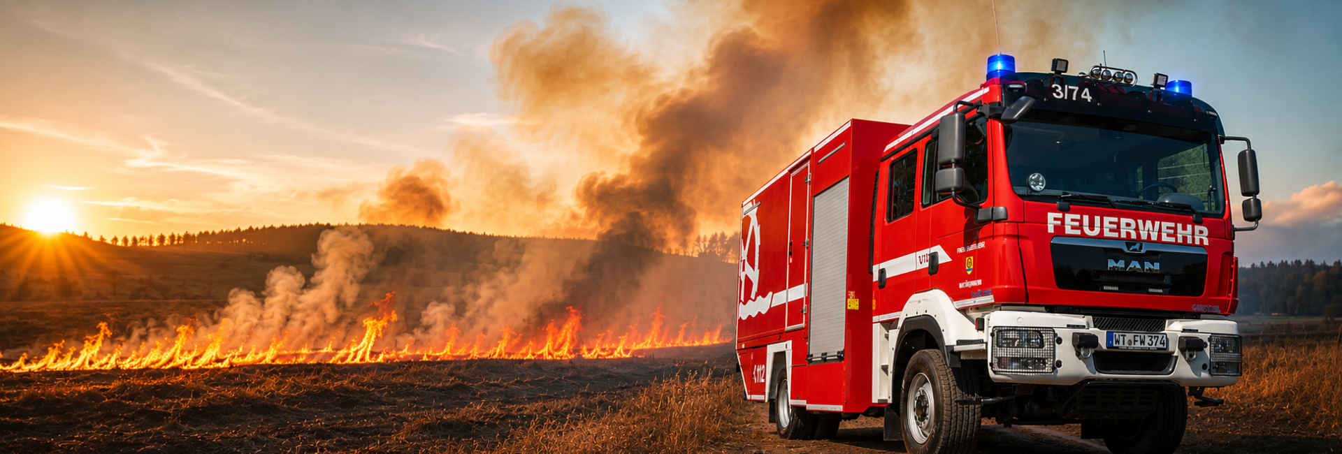 Flächenbrand in Lauchringen