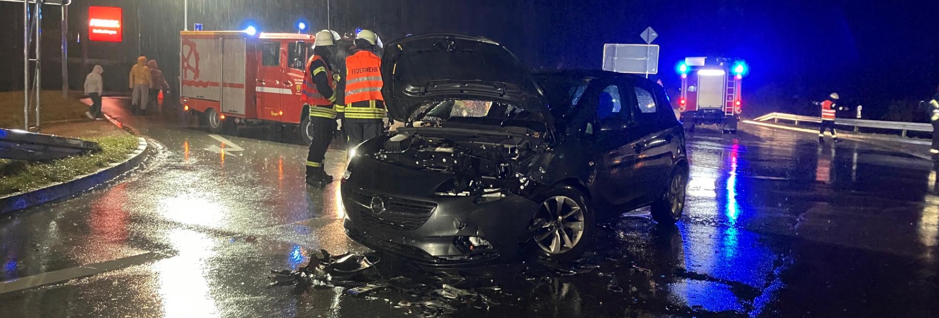 Einsatz VU L163a, Kreuzung Penny