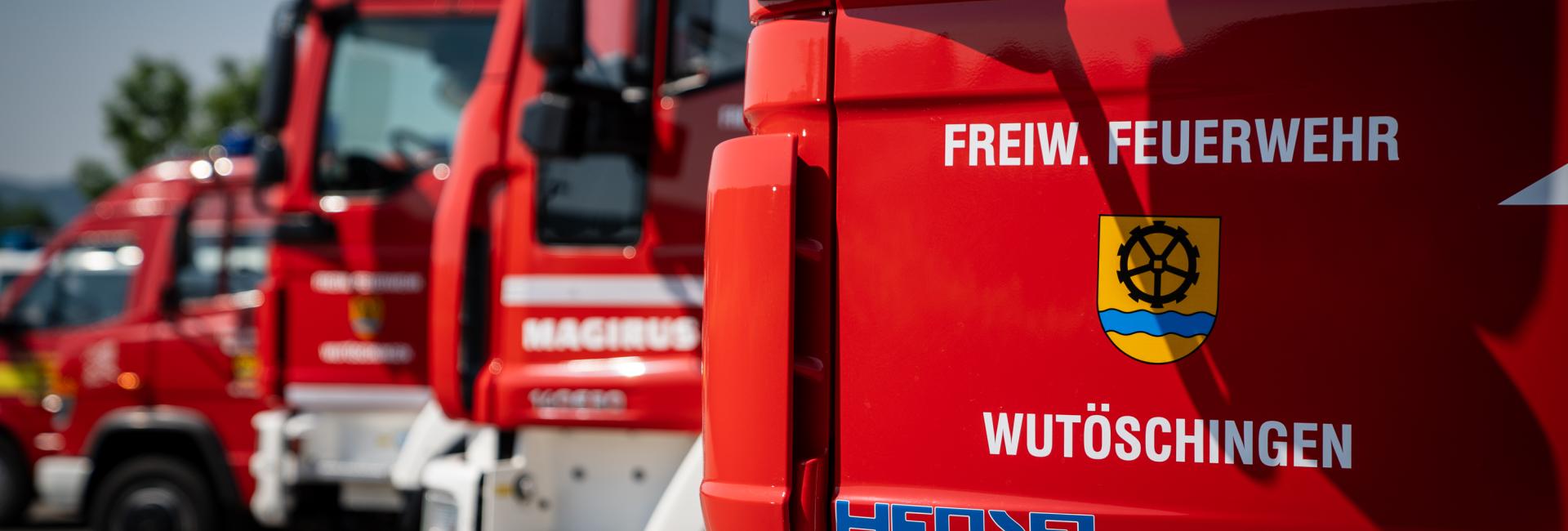 Alle Feuerwehrfahrzeuge der Feuerwehr Wutöschingen