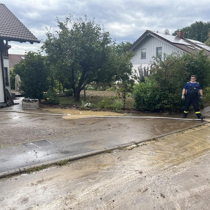 Unwettereinsatz in Horheim