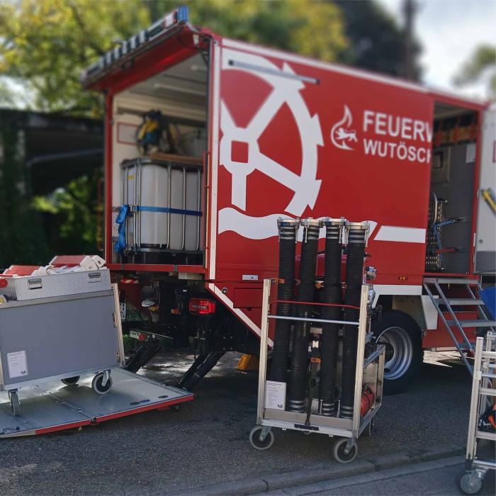 Infostand der Freiwilligen Feuerwehr Wutöschingen am Familientag 2025 in Wutöschingen