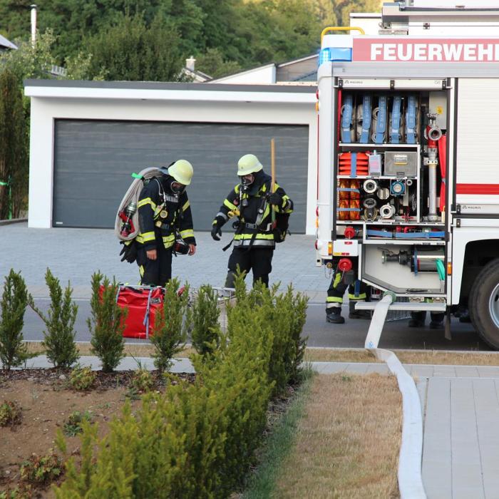 Übung Tiefgaragenbrand