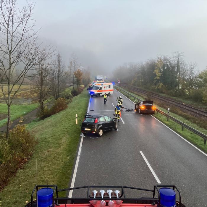 VU auf B314 zwischen Wutöschingen und Horheim