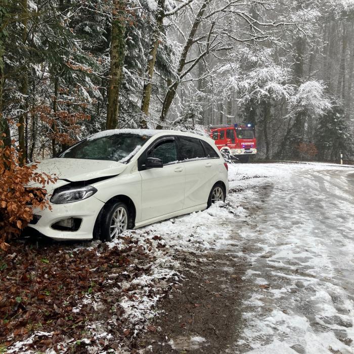 Verkehrsunfall K 6586 Anhöhe zwischen Schwerzen und Geislingen