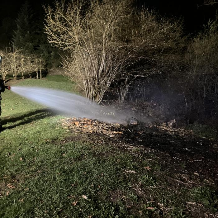 Feuerstelle in Schwerzen