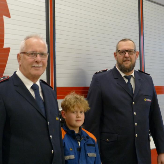 Drei Generationen Familie Thiel in der Feuerwehr Wutöschingen