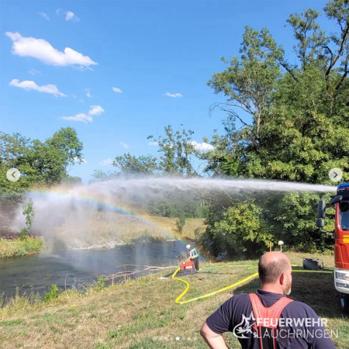 Flächenbrand in Lauchringen